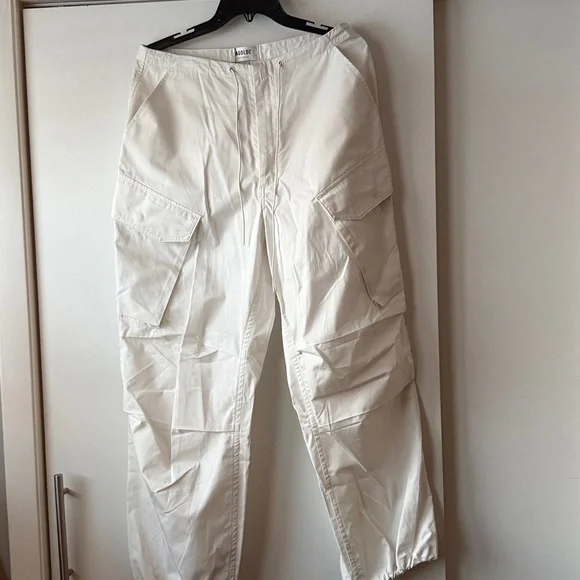NEW AGOLDE ginerva cargo pant in white S